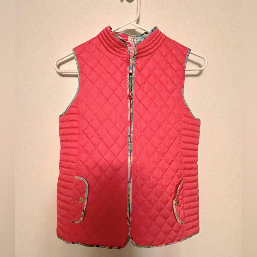 NWT Lily Pulitzer Hot pink vest
